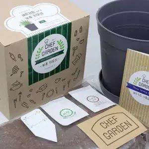 [RIZPICK]홈가드닝 채소 텃밭 부추 야채 재배 패키지 키우기쉬운식물