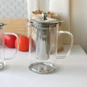 내열유리 거름망 티포트 대 1P 차주전자 티주전자 차우리는도구
