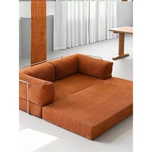 좁은공간 원룸 좌식 패브릭 소파 침대 침대형 접이식 모듈 압축