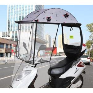 스쿠터 전기 자전거 방수 천막 스크린 캐노피