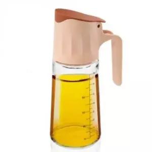 시노글라스 핑크 양념통 500ml 소스 기름병 오일병