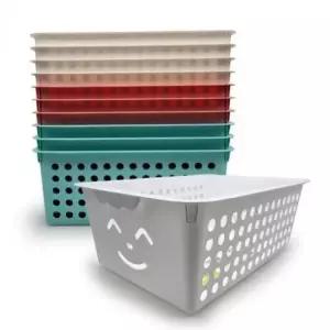 [생활] 플라스틱 스마일키즈 수납박스 6호 바스켓 10개