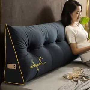 삼각등쿠션 침대헤드 등받침대 등베개 등받이쿠션 세모
