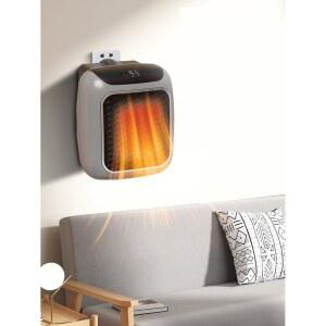 벽걸이난방기 사무실 미니 온풍기 기숙사 벽걸이히터 세라믹 흑백색 전기온풍기 방수