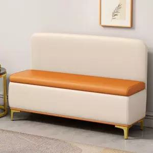 가죽 수납벤치 스툴 대기실용 레더벤치 접이식패브릭 보조 수납형 삼나무 신발 사각 현관