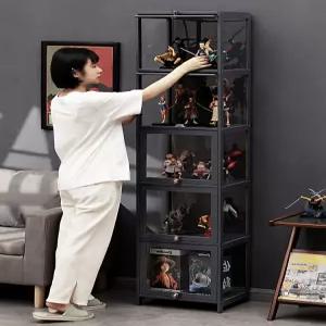 스탠드 피규어 진열장 건담 도어 장난감 투명 아크릴 인형 프라모델 아크릴계단 장식장