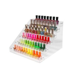 매니 진열대 투명 릴 계단식 1 7단 네일 매대 립스틱 보관 2단