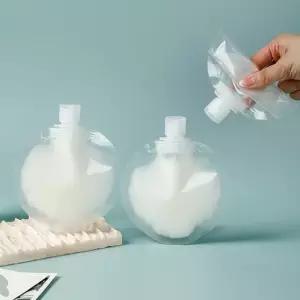 [반애] 원형 비닐팩 파우치 소분 용기 100ml