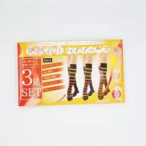 따뜻한압박양말 고품질 따뜻한 압박니삭스 (3족세트)