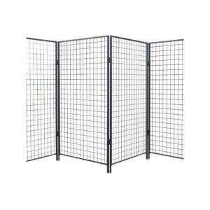 네트망파티션 철망 전시 셀프 진열대 휀스망 그물 미술 이동식 선반 철제 걸이대 가벽