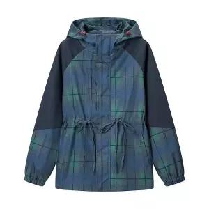 가을 캐주얼 국경을 코트 항공 여자점퍼 넘는 긴팔 야구 체크 후드 집업 벨티드 원템3