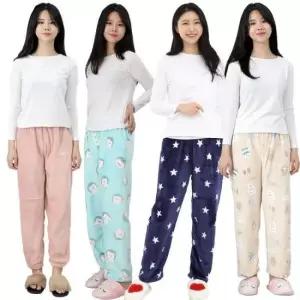 수면바지 여성 남성 겨울 수면잠옷 잠옷바지 파자마 홈웨어