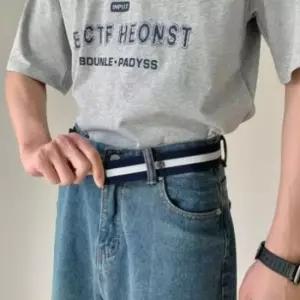 캐주얼허리띠 노버클 프리벨트 벨트 중학생 고등학생 교복