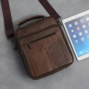 가방 블루마운트 204 소가죽 캐주얼 크로스백 남자가방