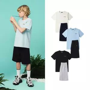 [롯데백화점]블랙야크 키즈 그래픽반팔5부세트(1BKSEMV913)