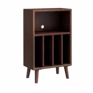 레코드 수납장 LP 보관함 정리 빈티지 레코드판 수납 월넛 캐비닛 엘피판 인테리어 원목