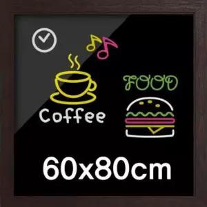 [문구/오피스] 흑칠판 블랙칠판 보드 60cmx80cm 음식점 카페 간판