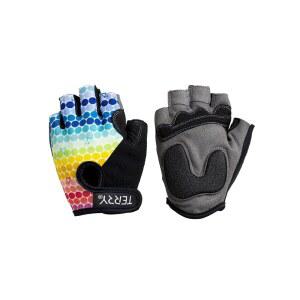 테리 여성용 사이클링 글러브 T Gloves LTD 프린트 젤 패딩 산악 자전거