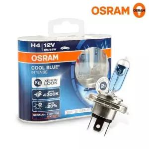 오스람 쿨블루 인텐스 전조등 H4 조명 전구 상향등