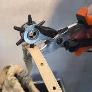 [문구/오피스] 가방끈 벨트 구멍 뚫기 가죽 펀칭기 일반형 소품 작업 도구