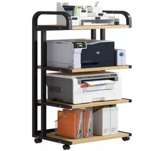 프린터 거치대 팩스 랙 선반 사무기기 수납 바퀴 캐비닛