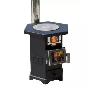 튼튼한 캠핑 화목 주철 난로 스토브 나무 장작 실내