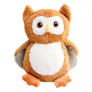 부엉이 인형 유니크한 동물 특이한 애착인형 조류 새 인형 장식품