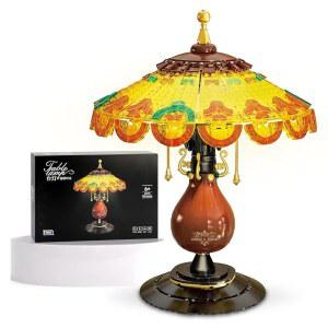 NEWABWN 레트로 스타일 테이블 램프 장난감 빌딩 세트, 홈 데코 액세서리, 발렌타인 데이 선물 - 804피스(미니 블록)