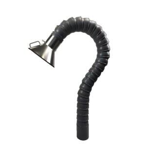 플렉시블 집진기 흡입 암 배관 400x600스틸커버110/1m 산업용 연통 후드