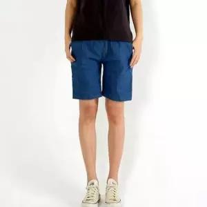 [옷은날개] 이지핏 팬츠스타일주머니 청5부 청반바지 데님