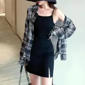 [옷은날개] 블라우스 쉬폰 루즈핏셔츠 체크