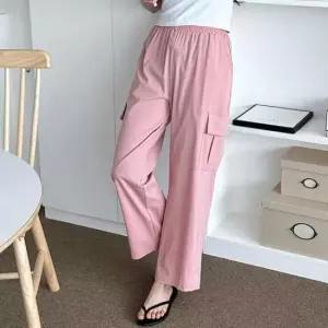 [옷은날개] 여성 여름 카고바지 와이드팬츠 롱팬츠 여름팬츠 바지