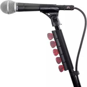 다다리오 액세서리 마이크 스탠드 픽 홀더 - 기타 모든 게이지와 크기의 10개를 보관할 수 있습니다