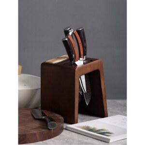 우드 칼꽂이 주방 나이프 정리함 거치대 보관 홀더