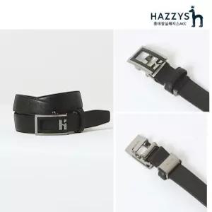 헤지스 ACC x로고변경xHJBE3E775BK23SS 남성 블랙 퍼피장식 소가죽 자동벨트 HJBE1E775BKJN