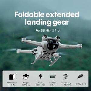 Mini 3 Pro 랜딩 기어 접이식 확장 다리 DJI 호환 액세서리용