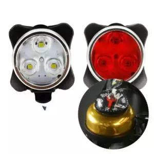 라이딩 자전거 LED 안전등 4가지모드 충전식 후미등