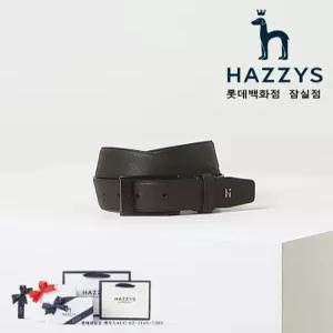 헤지스 ACC 선물포장 HJBE5E332W3남성 브라운 단색 소가죽 벨트 HJBE5E332W3JN
