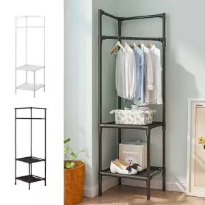 코너 옷걸이 행거 틈새 수납 선반 스탠드 키큰 옷장 철제선반 틈새수납장 욕실선반 DIY 주방선반