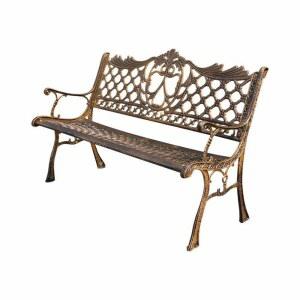 카페야외벤치 공원 철제 테라스 평벤치 1개 펜션 4인용 2인 시설물 포토존 레트로 엔틱