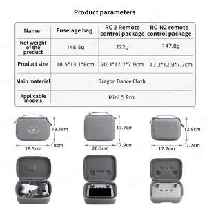 DJI 미니 5 프로 드론 보관 가방 하드 쉘 방수 보호 박스 휴대용 호환 케이스 호환 액세서리용