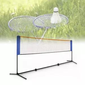 휴대용 이동식 족구 배드민턴 실내외 간이설치 네트