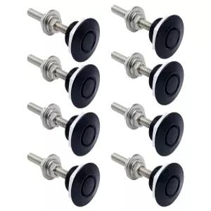 1.25인치 범용 스테인리스 스틸 차량 후드 핀 자동차용 범퍼 퀵 릴리스 클립 푸시 버튼 번호판 잠금 장치 -