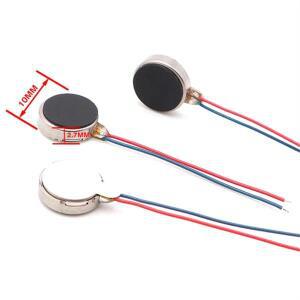 10개 미니 진동 모터 DC 3V 12000rpm 플랫 코인 버튼  휴대폰 휴대 핸드폰 호출기 태블릿 용 호환 마이크로