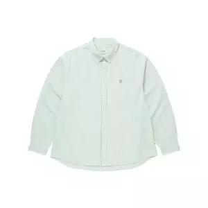 커버낫 쿨맥스 C 로고 옥스포드 스트라이프 셔츠 그린 CO2601SH02GN 965372