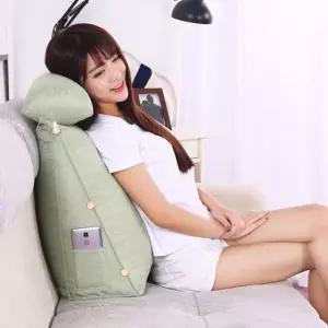 대형쿠션 삼각등받이쿠션 허리쿠션