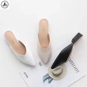 [애슬릿] 스틸레토 뮬 데일리 여성 구두 슬리퍼 블로퍼