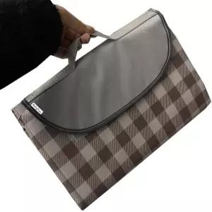 PUPOPIK 피크닉 비치 담요 매트 80x60인치 방수 접이식 패밀리 여행 하이킹 음악 축제를 위한 휴대용 대형