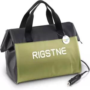 리그스트네 전기 쿨러백 차량용 12V 열전 워머 플러그인 자동차 RV 캠핑용 휴대용 냉장고 18L/20캔 용량