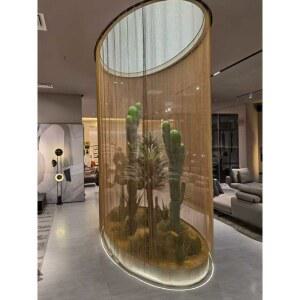 메쉬 금속 커튼 파티션 칸막이 인테리어 원룸 가벽